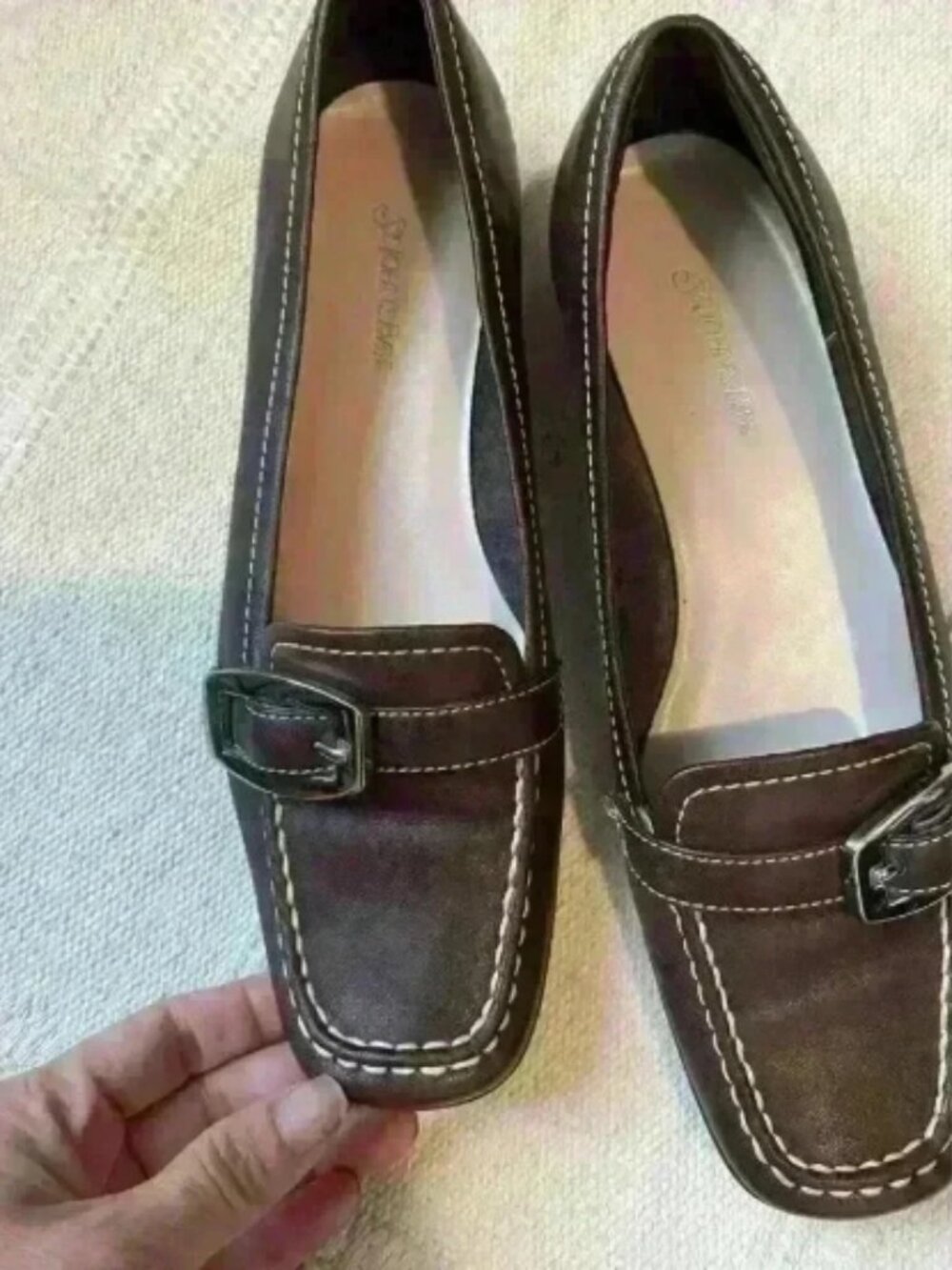 St. Johns Bay brown Flat Shoes Size 7.5 M